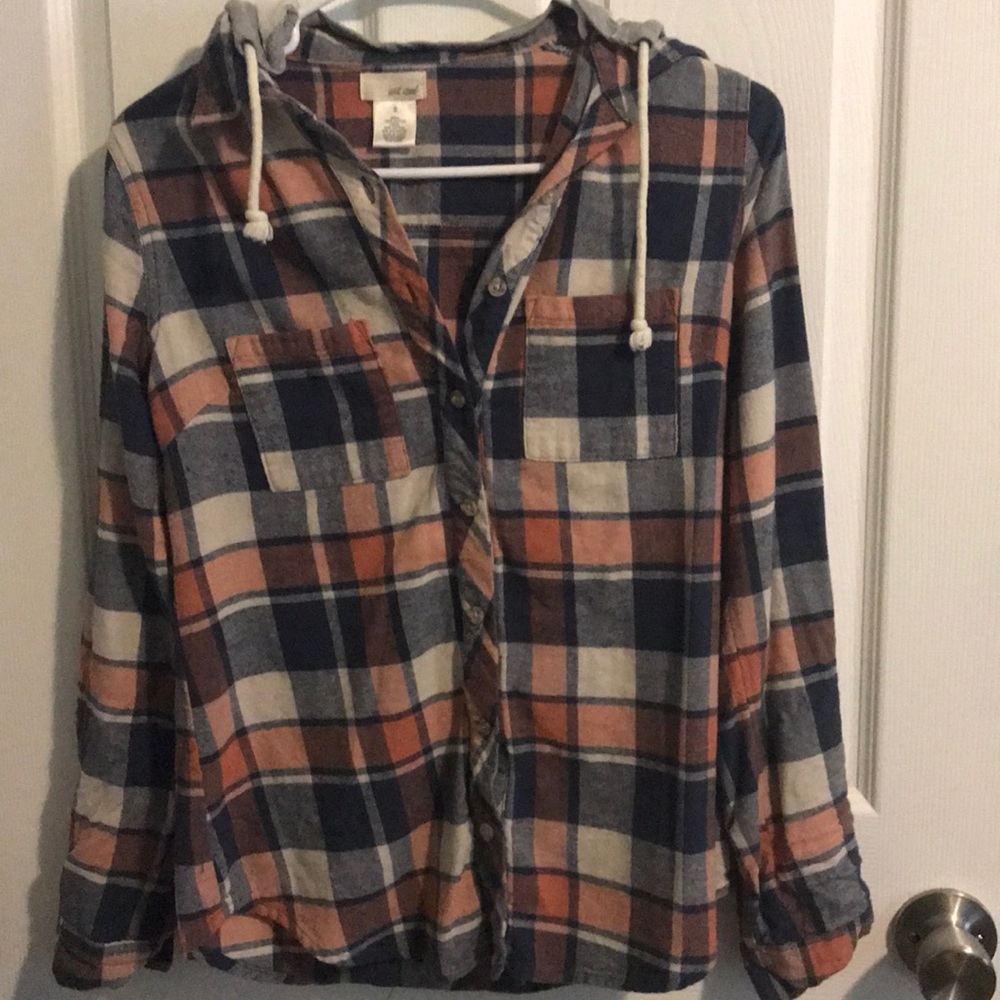 Hooded flannel